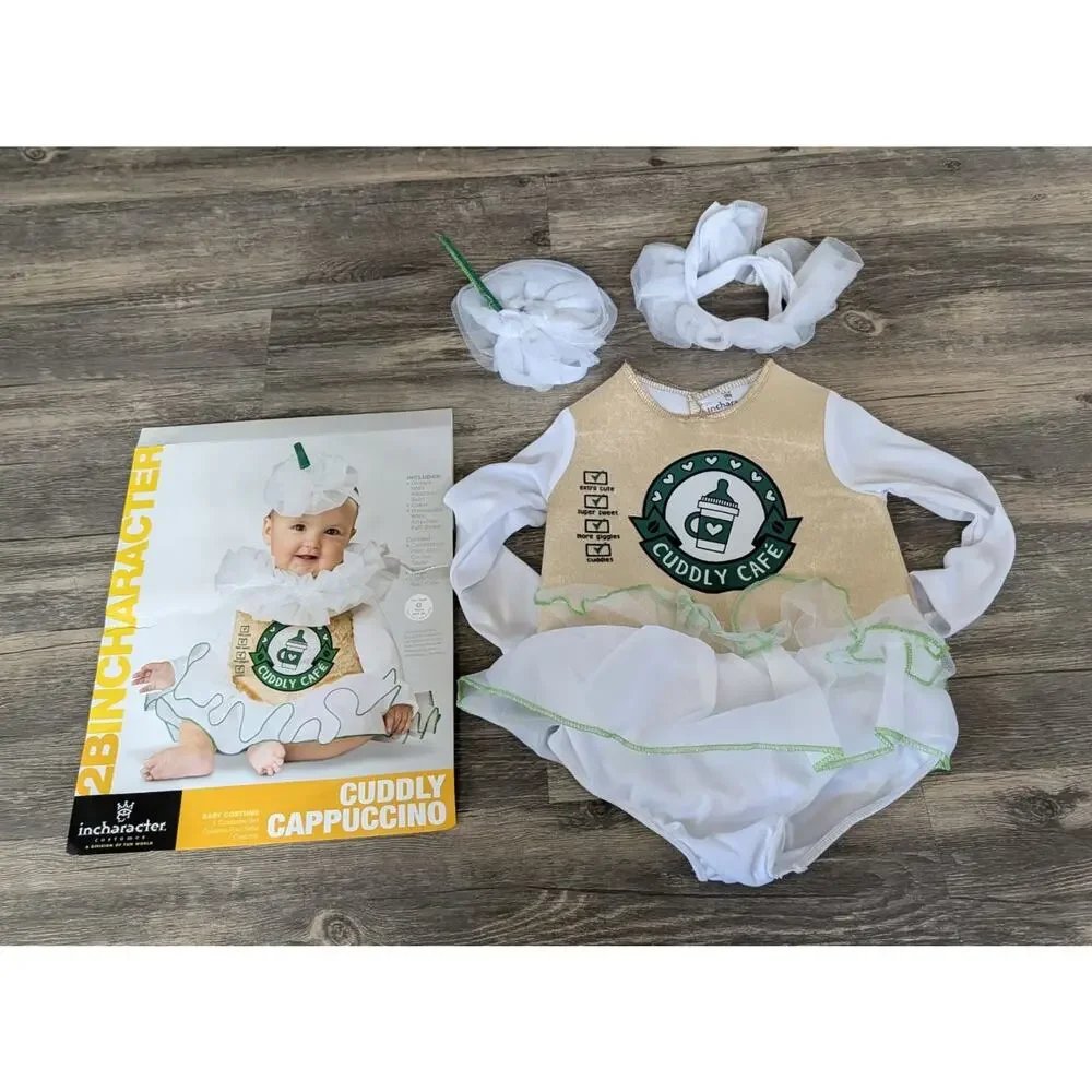 Child's Cuddly Cappuccino Cup Baby Halloween Costume XS 0-6 Months
